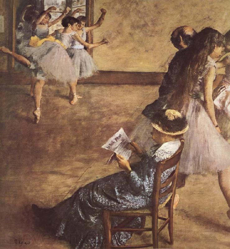 Edgar Degas Balettklassen Spain oil painting art